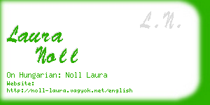 laura noll business card